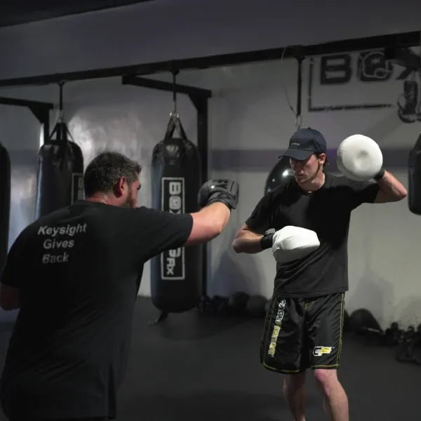 Personal training on the pads